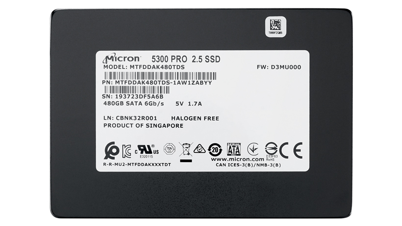 Micron 5300PRO 2.5" 480GB SATA3 3DTLC